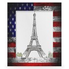 Dxtkwl American Flag Picture Frames For 8 X 10 Photo  Usa 4th Of July Wood