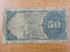 4th Issue 50 Cents Fractional Postage Currency Heavily Circulated  88329
