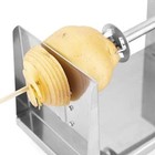 Manual Stainless Steel Twisted Potato Slicer Spiral Cutter French Fry Graters