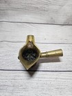 Vintage Chinese Bronze Silk Coal Pan W  Etched Design W  Pour Spouts And Handle
