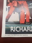 Vintage Richard Petty All Time Grand National Champion Poster Ontario Speedway 