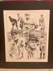 Babe Ruth Original Lithograph By And Signed By Jerry Hersh