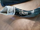 Shofar Yemenite Polish Kudu Horn 36  Paint Painted Lion Of Judah   Bag  