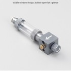 Co2 Diffuser Atomizer Control Valves Removable Bubble Meter Aquariums