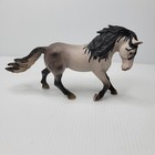 2005 Schleich Horse Grey Stallion 7 Inch Figure Gray Toy