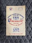 Usa Vs Russia National Jr Hockey Program Dec 17 1981 Port Huron Michigan