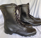 Vtg 1987 Ro Search Military Combat Jump Boots Black Leather Mens 12xn Lot 2 New