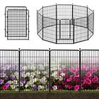 Sqirep 40 h Decorative Garden Metal Fence Animal Barrier No Dig Fencing Outdoor