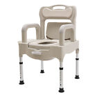 Heavy Duty Height Adjustable Bath Seat Commode Toilet Chair 250kg Adult Senior