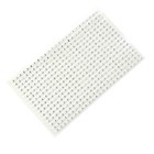 Craftbuddyus 17 Strips 3mm Seif Adhesive Ivory Pearl   Ab Clear Diamante Gems