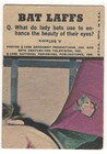 1966 Topps Batman   47 Penguin Joker - Made In U s a  - Bat Laffs Card - Look   