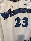 Nike Nba Michael Jordan  23 Washington Wizards Basketball Jersey White blue L