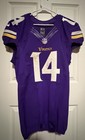 Stefon Diggs Game Used Worn Vikings Jersey 2016 Photo Matched Patriots