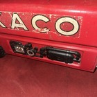Vintage Brown   Bigelow Pressed Steel Texaco Gas Oil Tanker Metal Toy 24in 