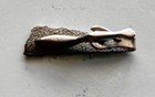 Vintage Tie Bar Clip P   L E Train Silver Tone Clasp Fayette City Pa