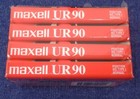 4 Maxell Ur90 Normal Bias 90 Minutes Audio Cassettes Sealed New