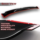 Rear Window Roof Visor Spoiler For Honda Civic Sedan 4dr 2016-2020 Black Abs