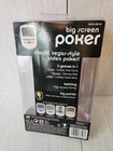 Radica Handheld Electronic Lighted Pocket Poker Game 2009 Gray Red New Sealed