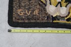 Hand Hooked Wool Rug Folk Art Cat Bird Primitive 19x27 Signed Grace Ayres A4