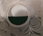 Antique Victorian Frosted-etched Glass Gaslight Shade Replacement 4  Fitter