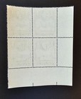 Antigua 1953 Qeii Sc 108  Sg 121 One Cent Gray English Harbor Mint Mnh Block  4