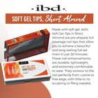 Ibd Soft Gel Tips Box - Short Almond  504pcs 10 Sizes 