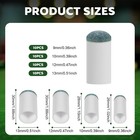40pcs Slip On Pool Cue Tips Replacement Kit  4 Sizes Upgrade Pool Stick Tips For