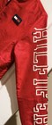 Tommy Hilfiger Red Hooded Lined Zip Windbreaker Jacket Logo Youth Size M