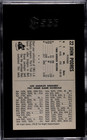 John Podres 1961 Bell Brand  22 Mlb Los Angeles Dodgers Baseball Sgc 7 Pop 2