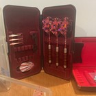 Lot Of Vintage Darts With Accessories Tips Flights Cases 
