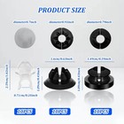 30pcs Hood Support Prop Rod Clips  Engine Hood Rod Holder Grommet Clips Compatib