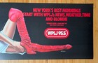 Rare Blondie Wplj Subway Poster 1979 Olivia De Berardinis Art Double Sided Ds