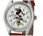 Minnie Mouse Watch Quartz Classic Disney Park Authentic Red Band 1   8   L New