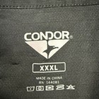 Condor Tactical Combat Shirt Xxxl Quarter Zip Long Sleeve Black