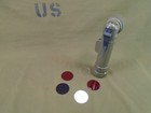 Us Military Green Flashlight Fulton Mx-991 u W Led   Aa Battery Conversion 179-b
