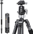 K f Concept 68in Camera Tripod Professional Carbon Fiber 35 2lbs Loads Ball Head