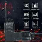 2 Pack Set Long Range Walkie Talkie With Earpiece Rechargeable 2-way Radios Hand