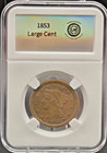 1853 Braided Hair Large Cent- Nice Coin