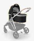 Mockingbird Black Bassinet With Stand  2025 Model 