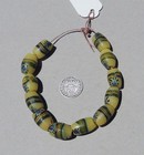12 Old Antique Venetian Oval Millefiori African Trade Beads  4939