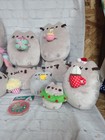 Gund Pusheen Cat Plush Lot 11 Ramen Cookie Pusheenicorn Stuffed Animals