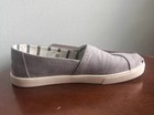 Authentic Toms Classic Alpargatas Women s Grey Canvas Shoes