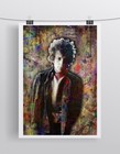 Bob Dylan 8x10in Tribute Poster Bob Dylan Poster 8x10in Free Shipping