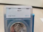 1967 Canada  Silver Dollar Goose Dmpl  1 T9832