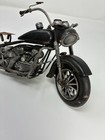Vintage Handmade Metal Motorcycle Model Figurine Rustic Iron Bike Art Sculpture