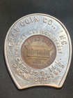 1967-p Good Luck Token Encased Lincoln Cent - Graf Coin Co - Xf  extra Fine 