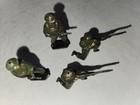 Britains Vintage 1960s Metal Toy Soldiers British Army Wwii Set Of 4 In 2 Poses
