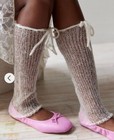 Urban Outfitters Camille Mohair Leg Warmers Sheer One Size Ivory