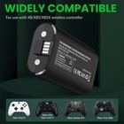 2 3600mah Rechargeable Battery Pack For Xbox One X s Series X s  charging Cable
