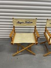 X2 Vintage Gold Medal 60s Mid Century Modern Directors Commanders Folding Chairs